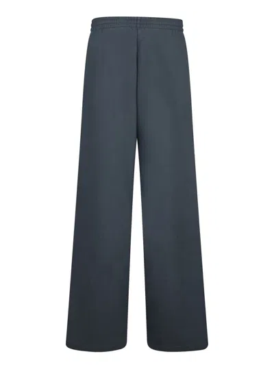 Balenciaga Elastic Waist Sweatpants In Gray