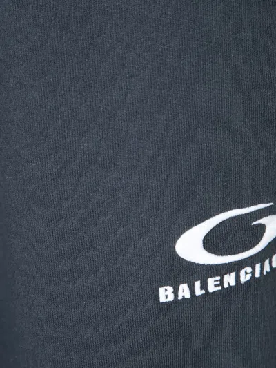 Balenciaga Elastic Waist Sweatpants In Gray