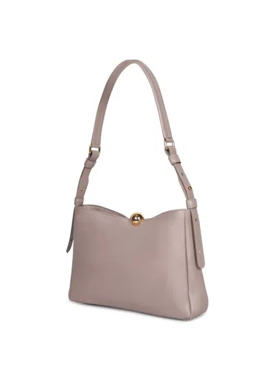 Furla Soft Large Shoulder Bag With Adjustable Strap In Green