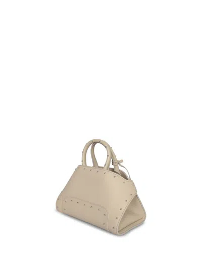 Ferragamo Hug Mini Beige Bag In Neutral