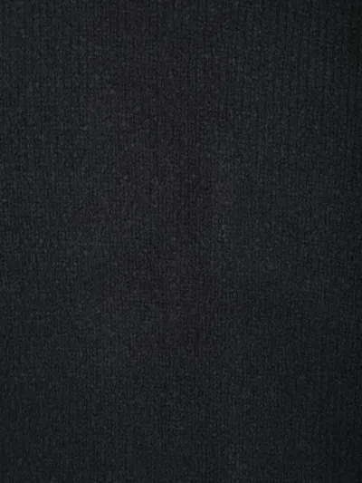 Stone Island Lightweight Wool Crew Neck Pullover In Black
