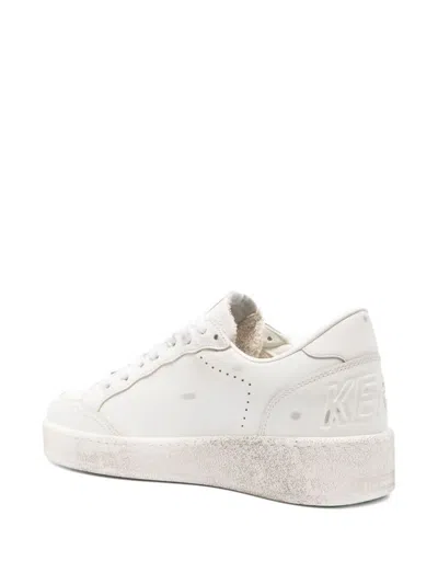 Golden Goose Pure Star Leather Low-top Sneakers In White