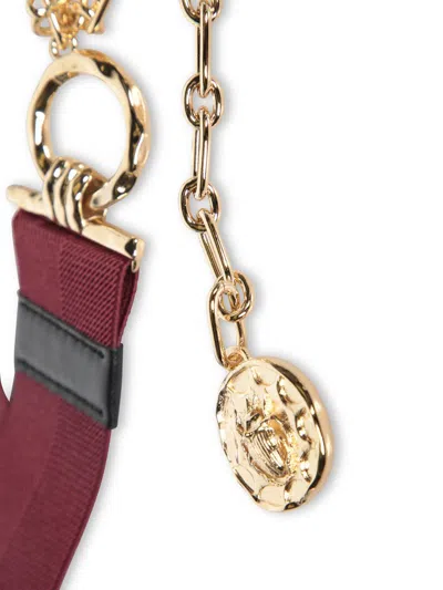 La Doublej Belts In Burgundy