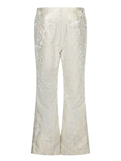 La Doublej Trousers In White