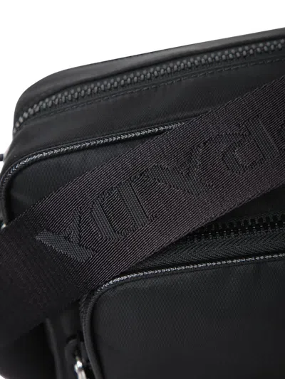 Prada Men's Re-nylon Messenger Bag In Black