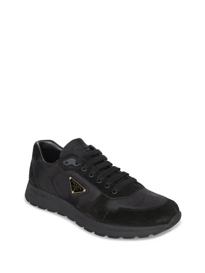 Prada Prax 2.0 Low-top Sneakers In Black