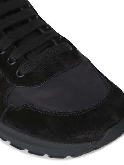 Prada Prax 2.0 Low-top Sneakers In Black