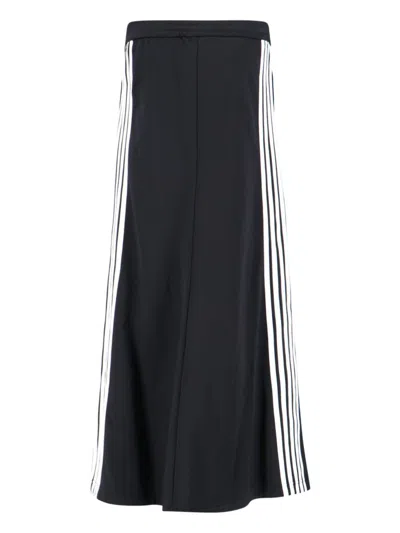 Balenciaga Maxi Logo Skirt In Black