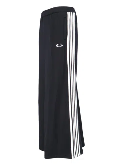 Balenciaga Maxi Logo Skirt In Black