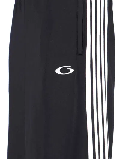 Balenciaga Maxi Logo Skirt In Black