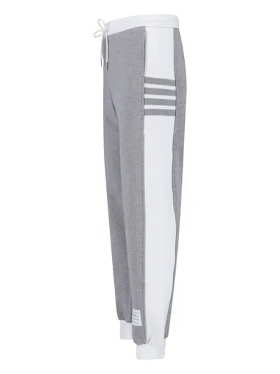 Thom Browne 4-bar Track Pants In Gray