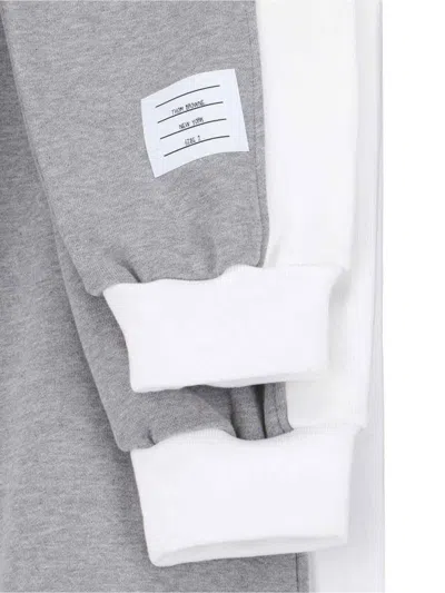 Thom Browne 4-bar Track Pants In Gray