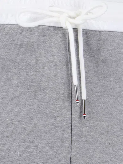 Thom Browne 4-bar Track Pants In Gray