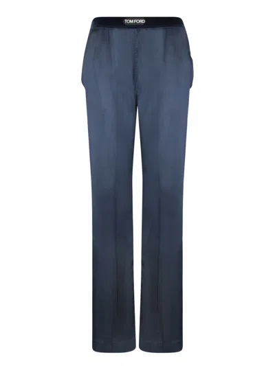 Tom Ford Trousers In Blue