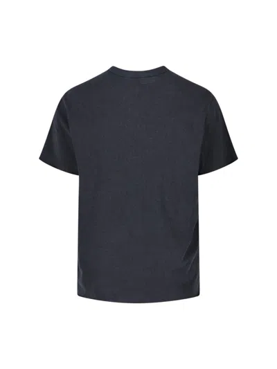 James Perse T-shirt Classica In Blue