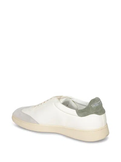 Stuart Weitzman Banner Sneakers With Durable Rubber Sole In White
