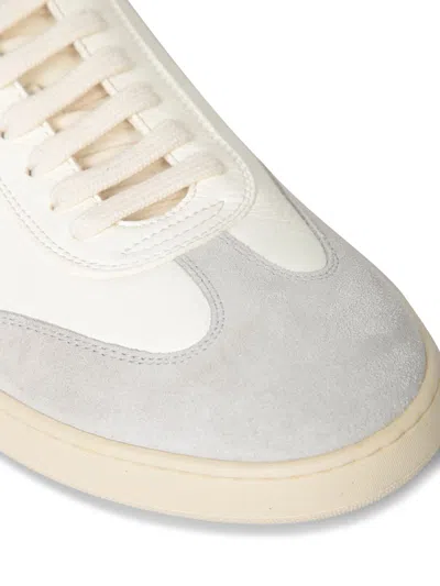 Stuart Weitzman Banner Sneakers With Durable Rubber Sole In White