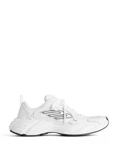 Balenciaga White Bovine Skin Sneakers