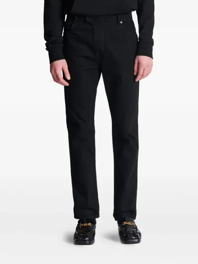 Balmain Vintage Black Denim Pants With Classic Five-pocket Design