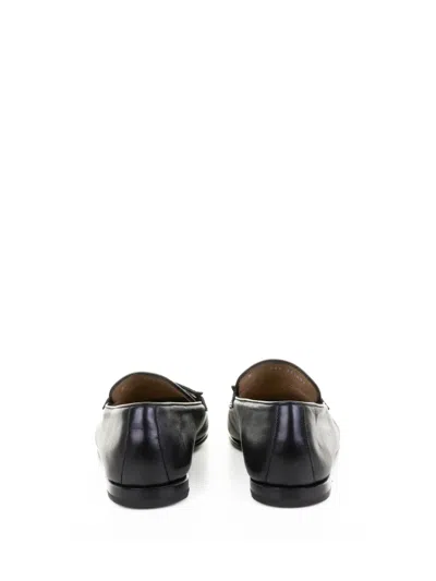 Barret Black Leather Moccasin