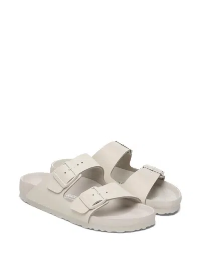 Birkenstock Arizona Eva Mens Buckle Casual Slide Sandals In White