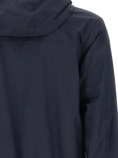 Hugo Boss Hooded Jacket With Zipper And Elasticated Hem