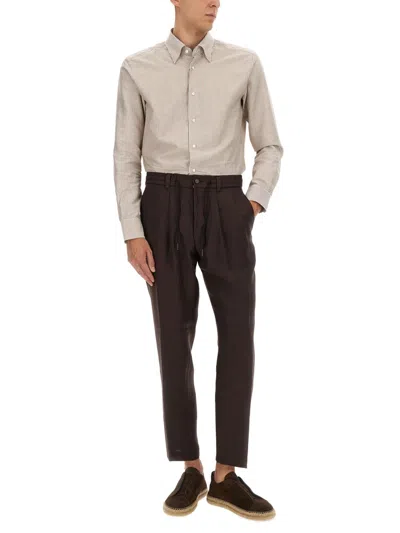 Hugo Boss Boss Pants Lpeetlplrds243 In Black