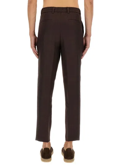 Hugo Boss Boss Pants Lpeetlplrds243 In Black