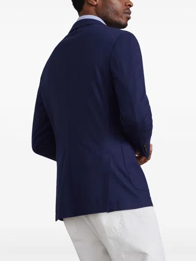 Brunello Cucinelli Single-breasted Cashmere Blazer In Blue