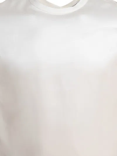 Brunello Cucinelli Silk White T-shirt In White