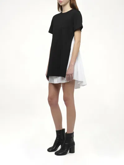 Sacai X Women's Poplin X Cotton Jersey Dress In Multi