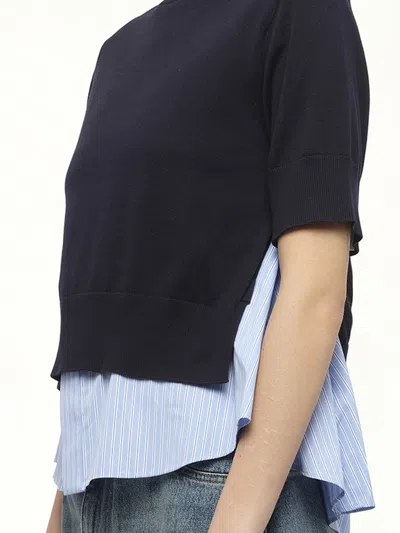 Sacai Short-sleeve Layered T-shirt