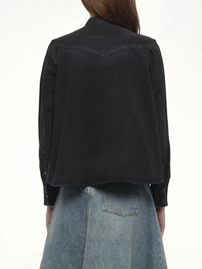 Sacai X Women's Denim X Knit Cardigan