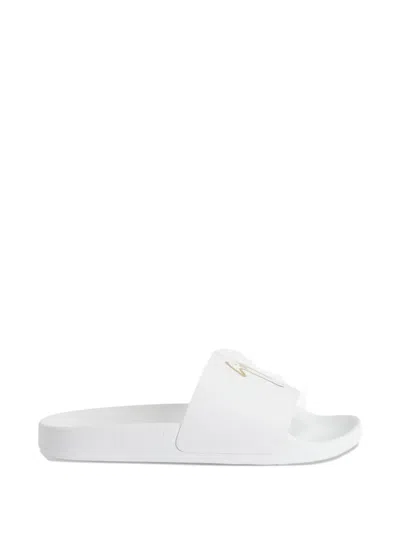 Giuseppe Zanotti Brett Slides In White