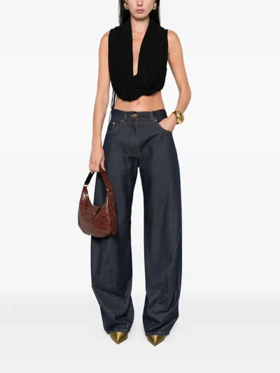 Versace Boyfriend Jeans In Black