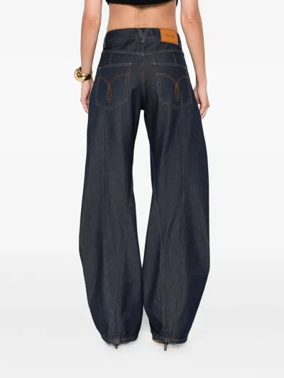 Versace Boyfriend Jeans In Black