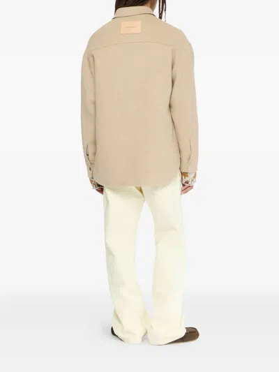 Jw Anderson J. W. Anderson Relaxed Fit Jacket With Classic Collar In Pink