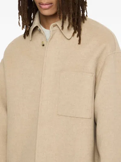 Jw Anderson J. W. Anderson Relaxed Fit Jacket With Classic Collar In Pink