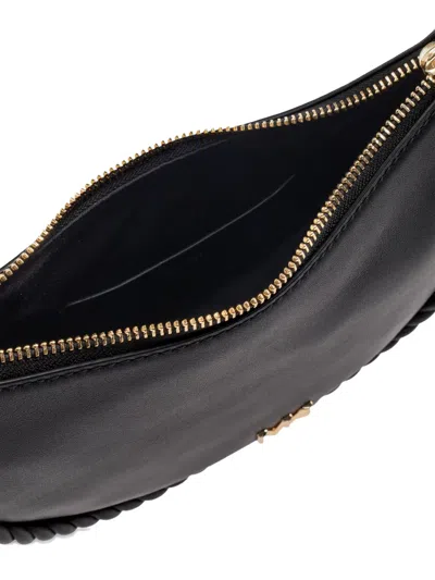Michael Michael Kors Braided-strap Crescent Shoulder Bag In Pattern