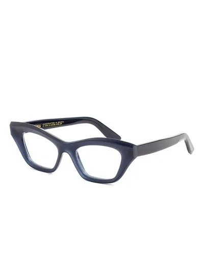 Lapima Bebel Geometric-frame Glasses In Blue