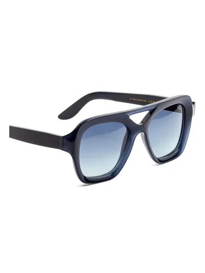 Lapima Samuel Geometric-frame Sunglasses In Black