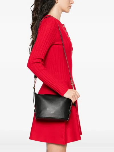 Furla Hobo Bag Cloud M Black In Black