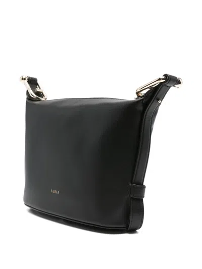 Furla Hobo Bag Cloud M Black In Black