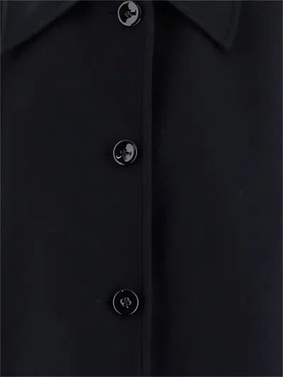 Jil Sander Button-fastening Collared Jacket In Blue