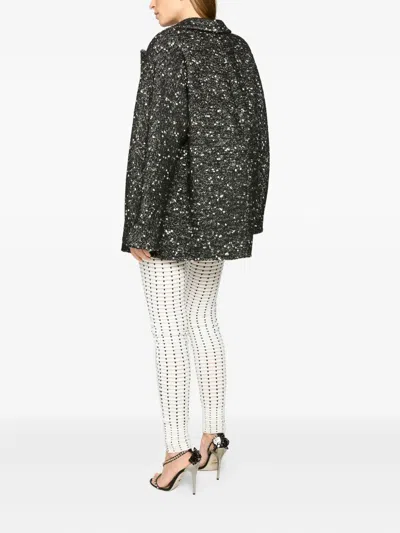 Genny Bouclé Jacket In Gray