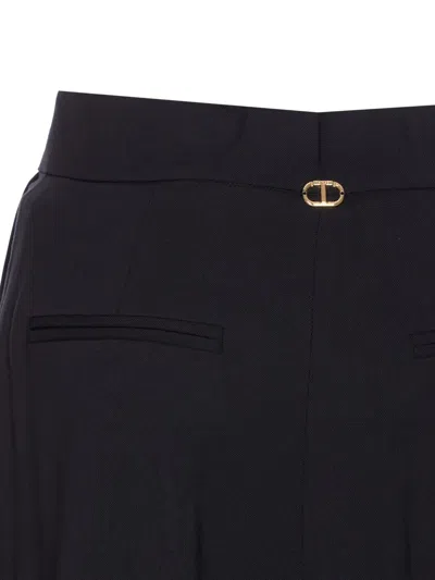 Twinset Pants In Black