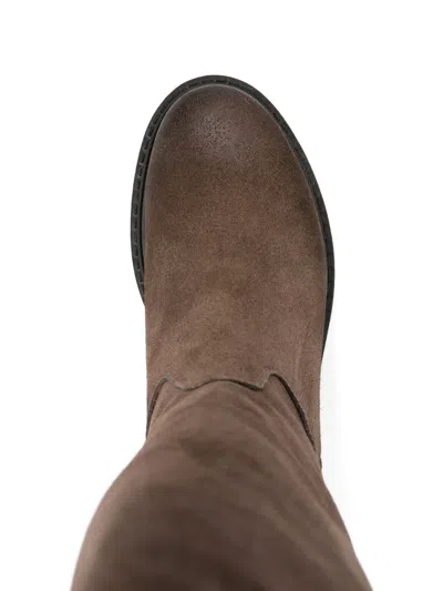 Metisse 40mm Suede Leather Knee-high Boots In Brown