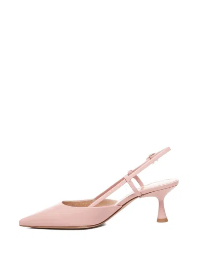 Gianvito Rossi Isabel Marant Milendi Printed Silk Skirt In Pink