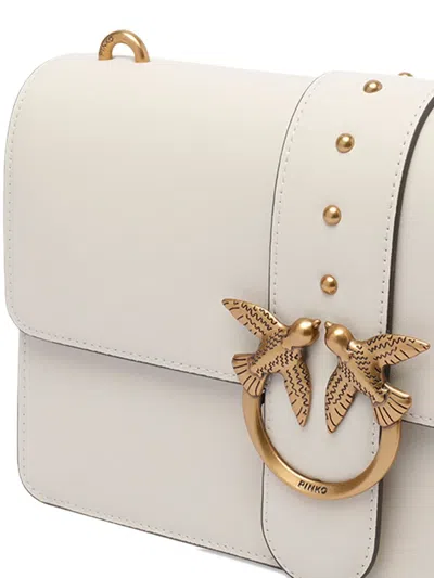 Pinko Love One Leather Crossbody Bag
