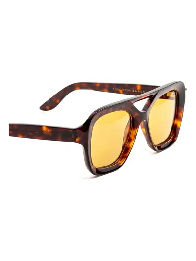 Lapima Samuel Tortoiseshell Sunglasses In Brown